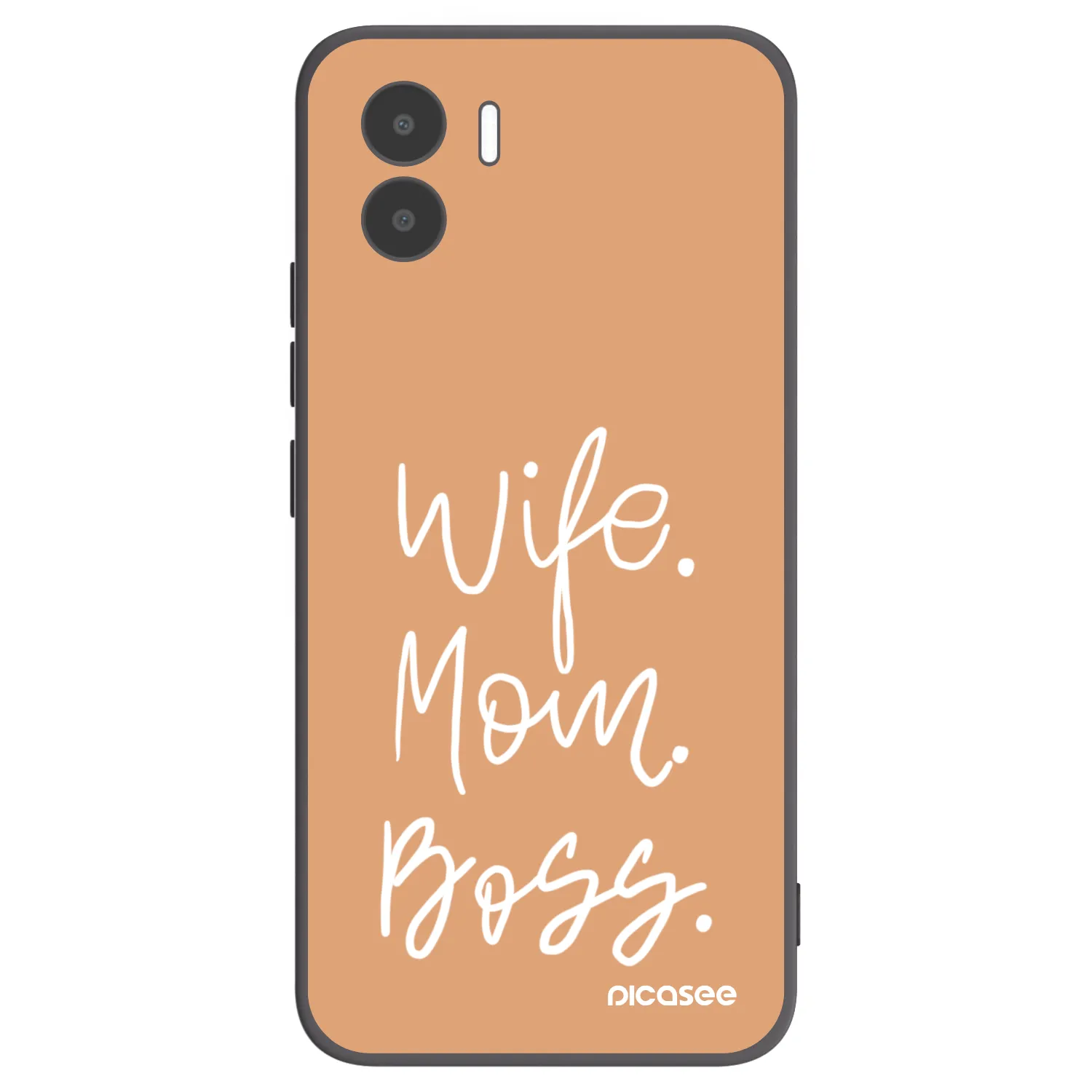 Picasee crna silikonska maskica za Xiaomi Redmi A1 - Boss Mama