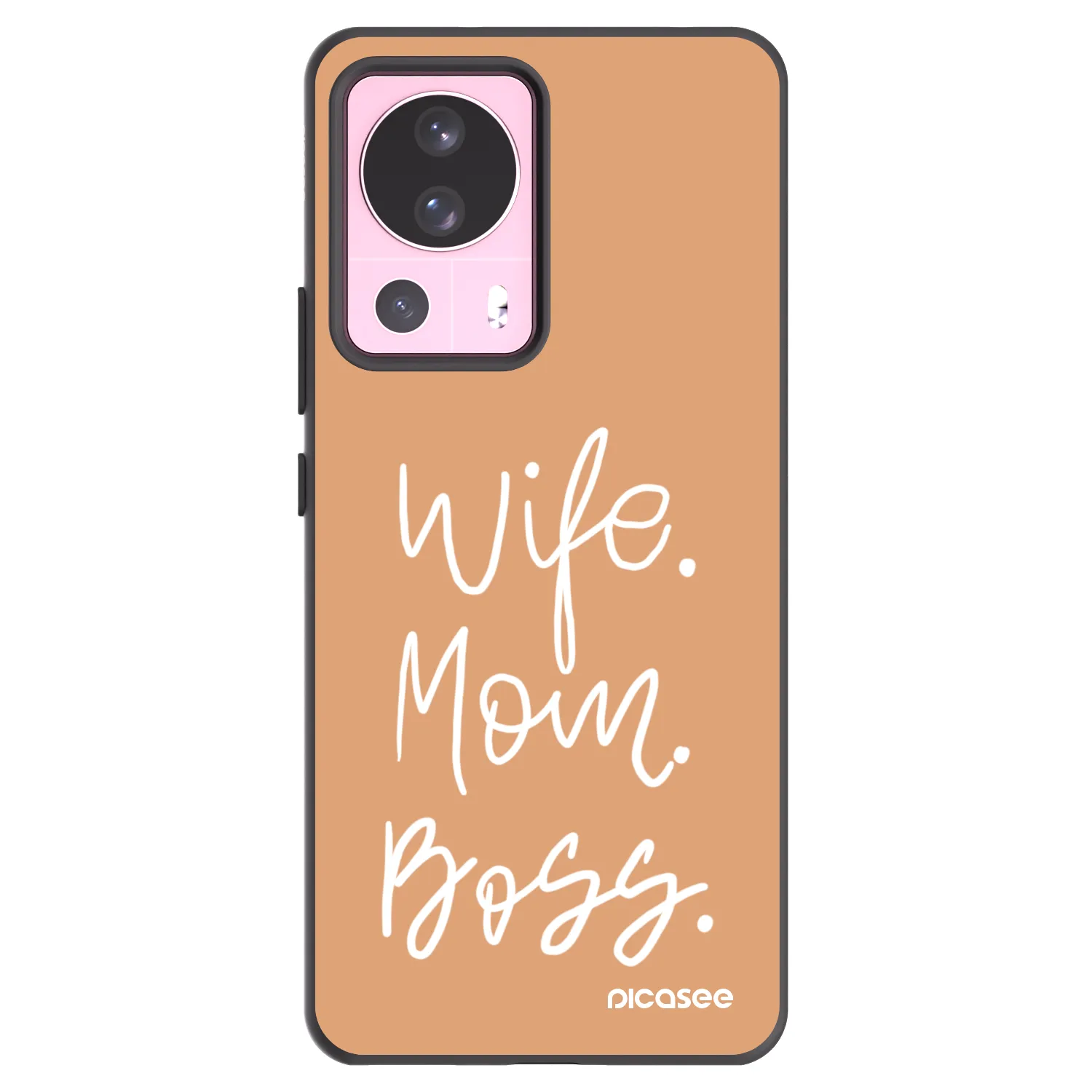Picasee crna silikonska maskica za Xiaomi 13 Lite - Boss Mama