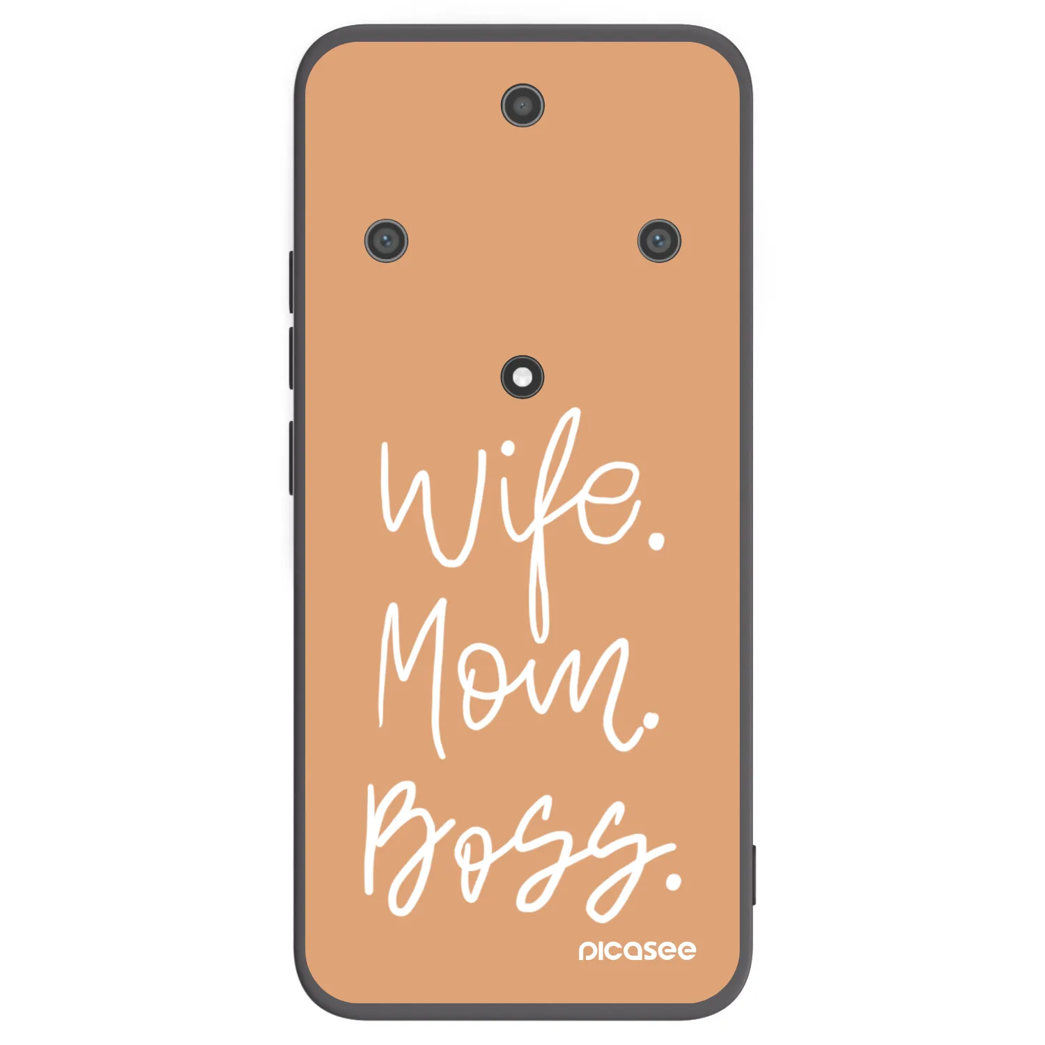Picasee crna silikonska maskica za Honor Magic5 Lite 5G - Boss Mama