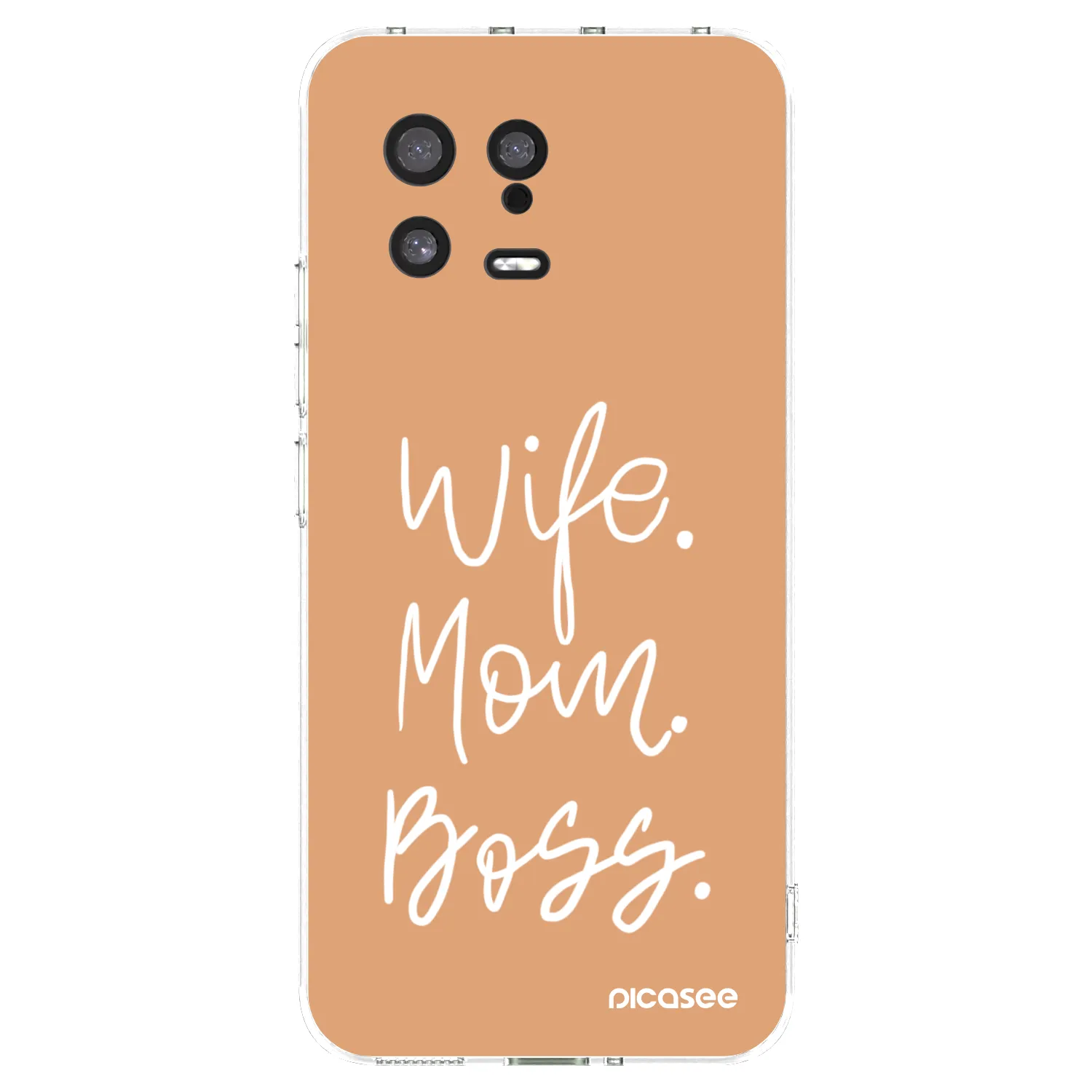 Picasee silikonska prozirna maskica za Xiaomi 13 - Boss Mama
