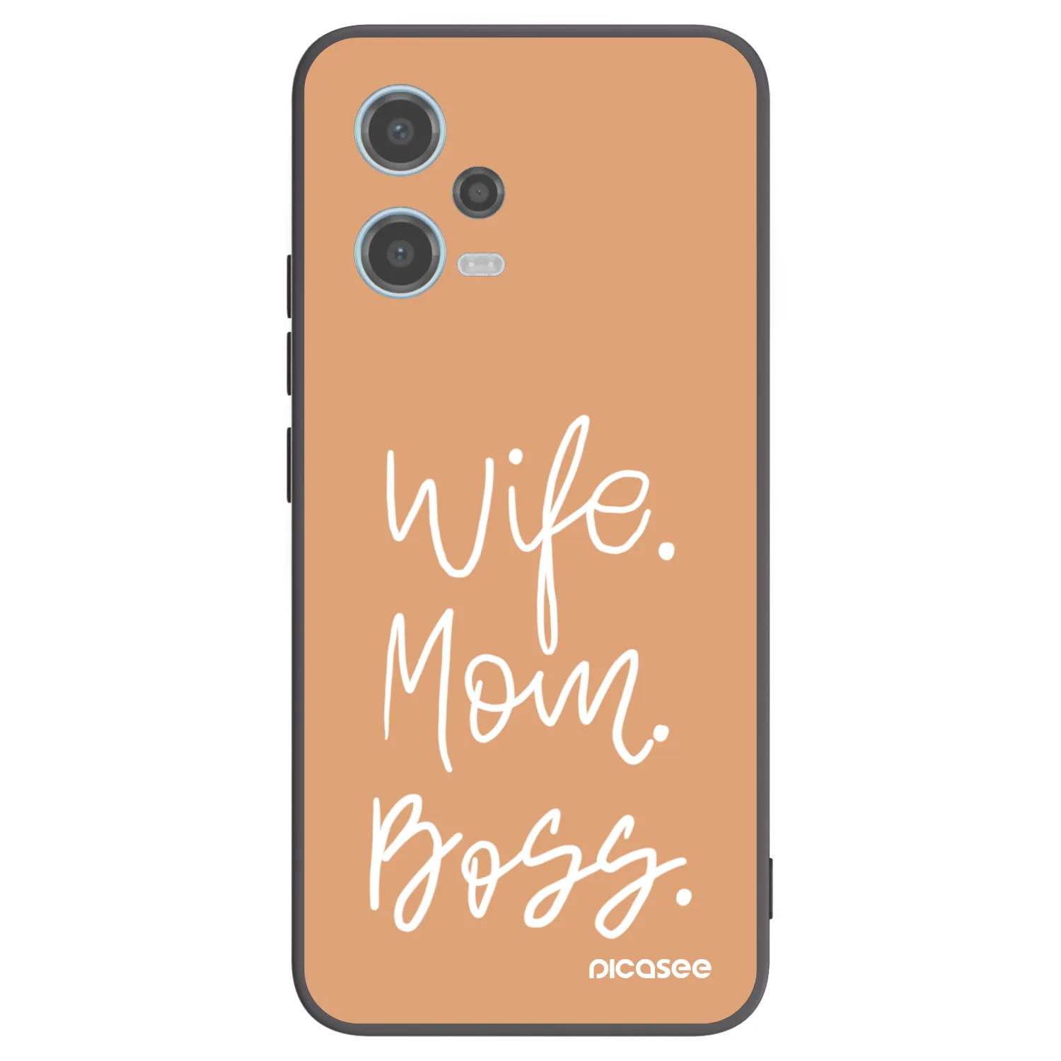 Picasee crna silikonska maskica za Xiaomi Redmi Note 12 5G - Boss Mama