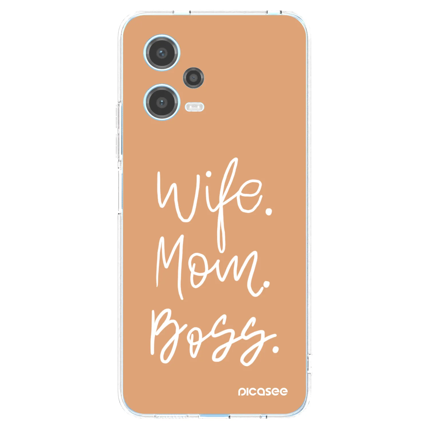 Picasee silikonska prozirna maskica za Xiaomi Redmi Note 12 5G - Boss Mama