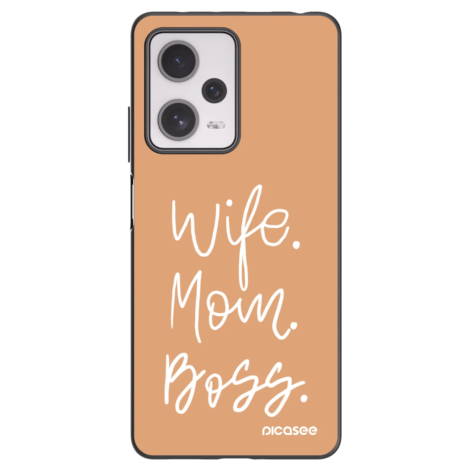 Picasee crna silikonska maskica za Xiaomi Redmi Note 12 Pro+ 5G - Boss Mama