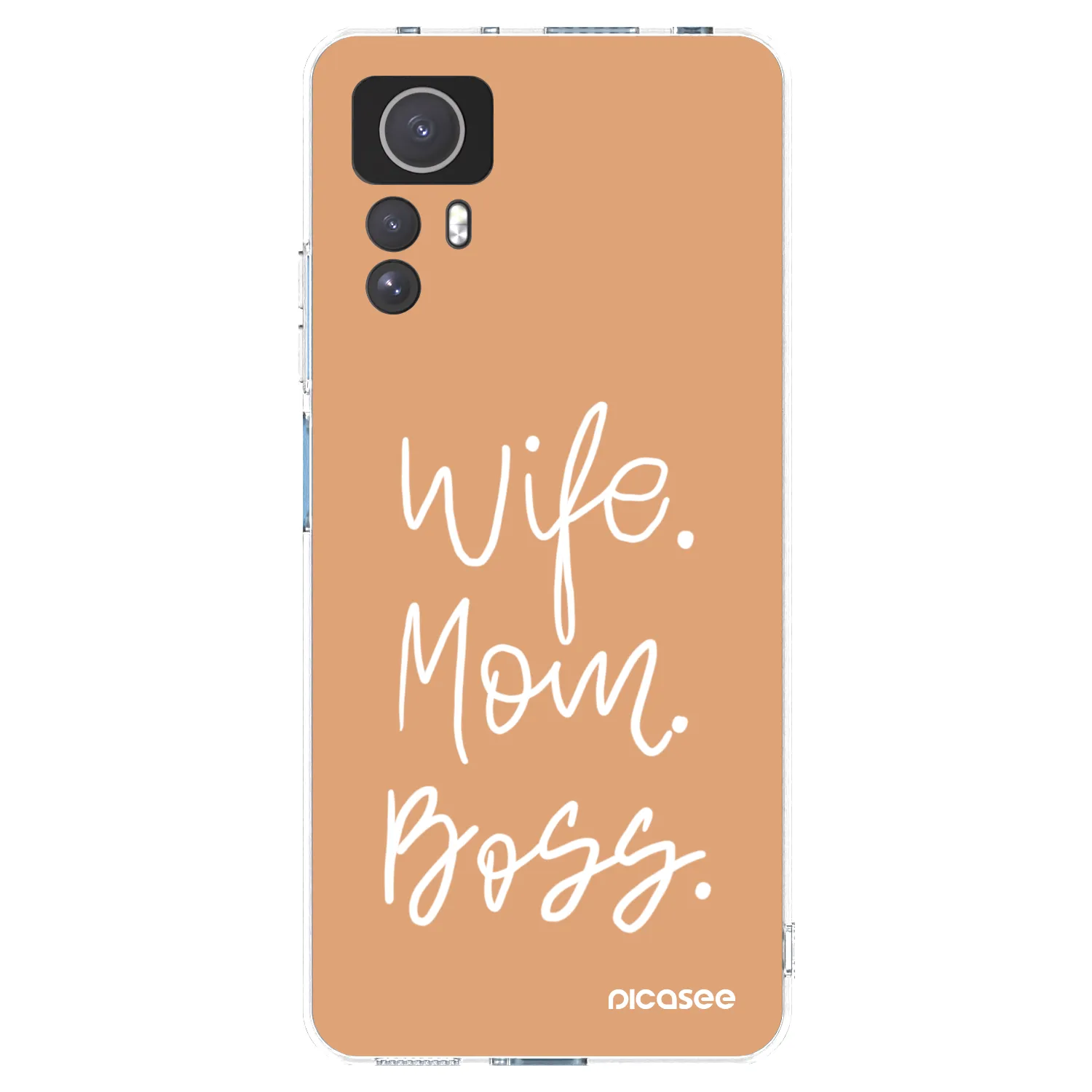 Picasee silikonska prozirna maskica za Xiaomi Redmi Note 12S - Boss Mama