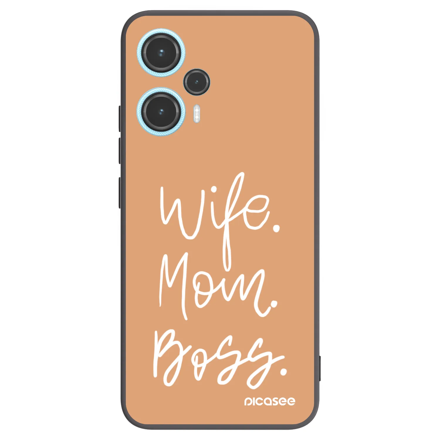 Picasee crna silikonska maskica za Xiaomi Poco F5 - Boss Mama