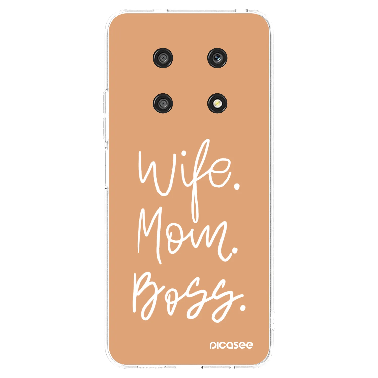 Picasee silikonska prozirna maskica za Honor Magic4 Lite 5G - Boss Mama