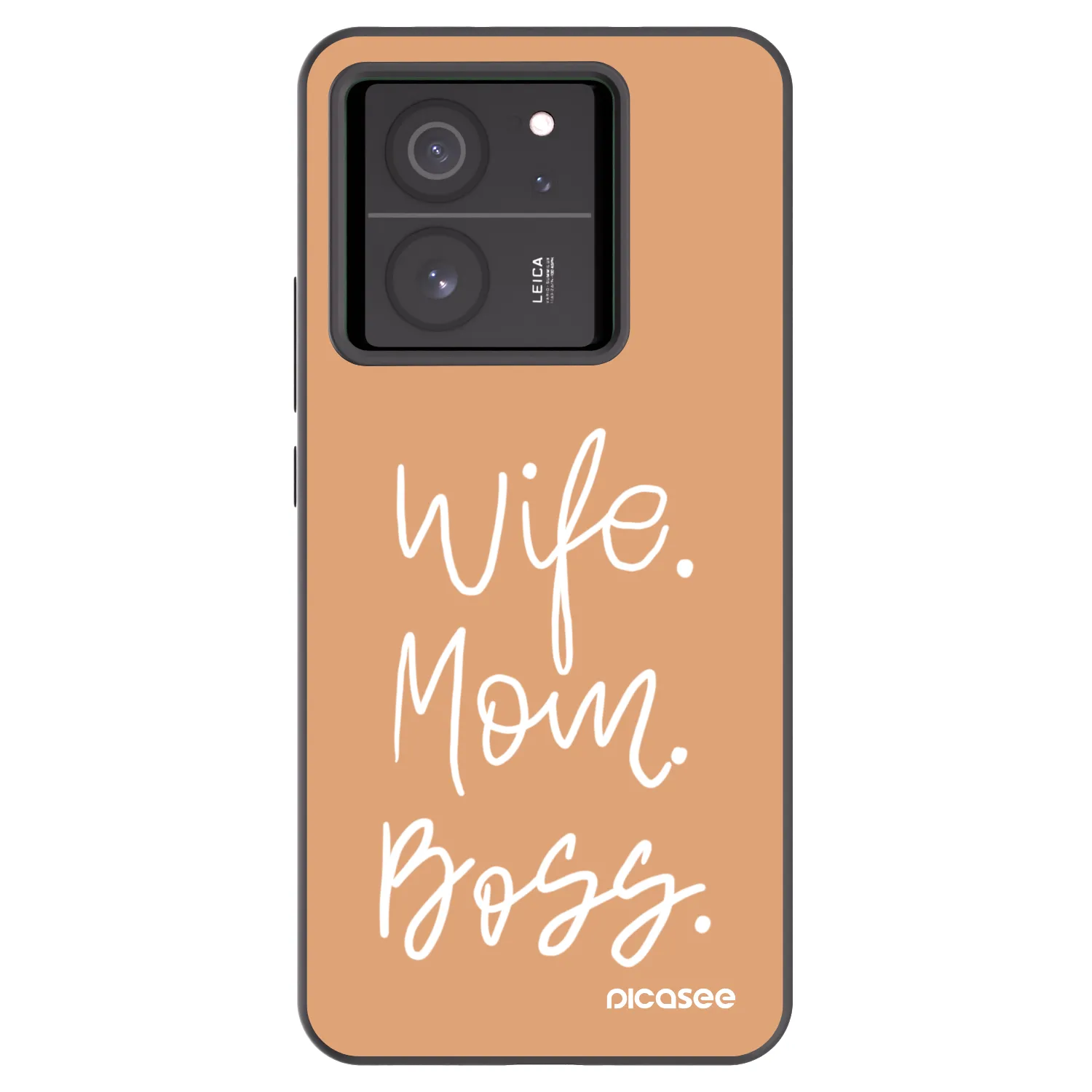 Picasee crna silikonska maskica za Xiaomi 13T Pro - Boss Mama