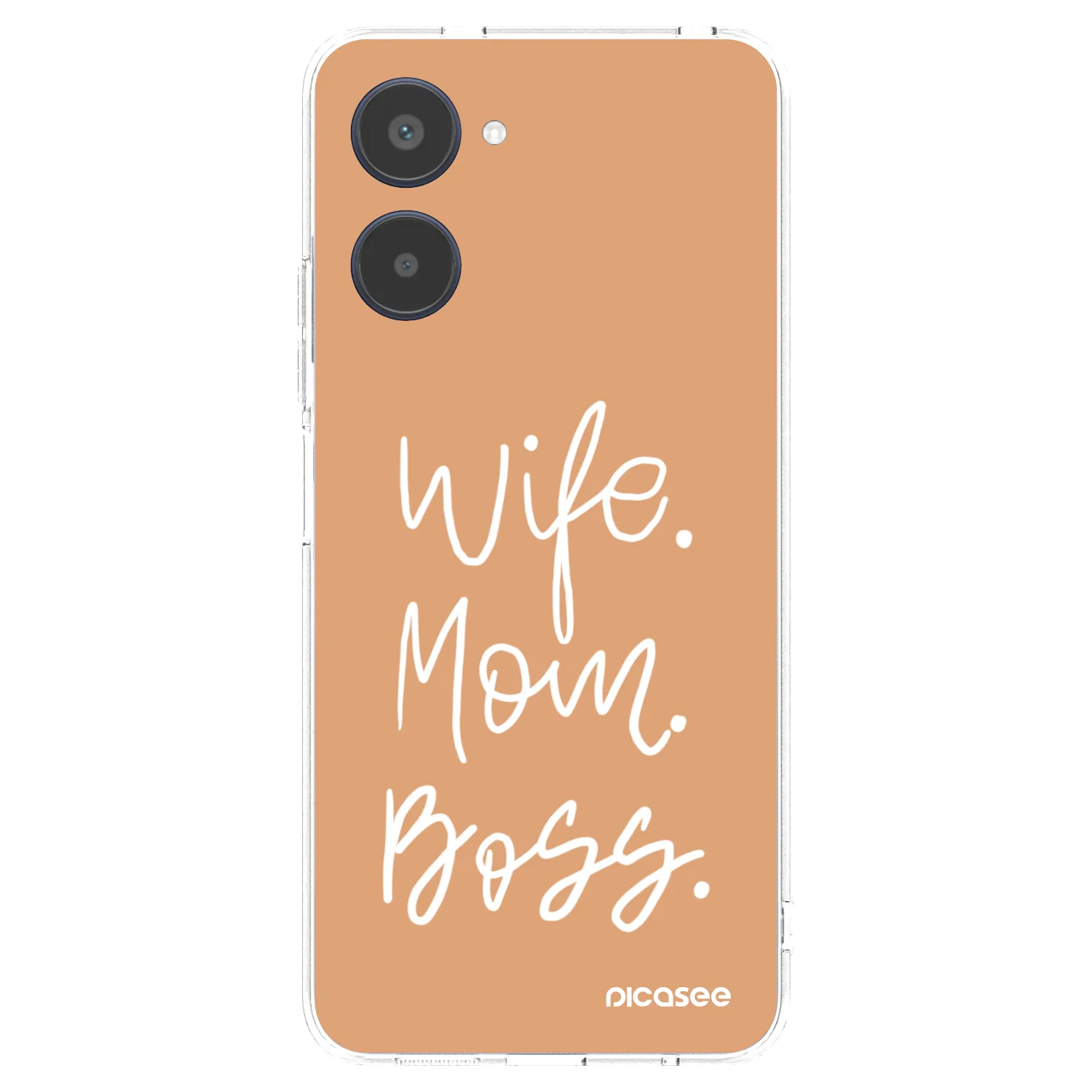Picasee silikonska prozirna maskica za Realme 10 4G - Boss Mama