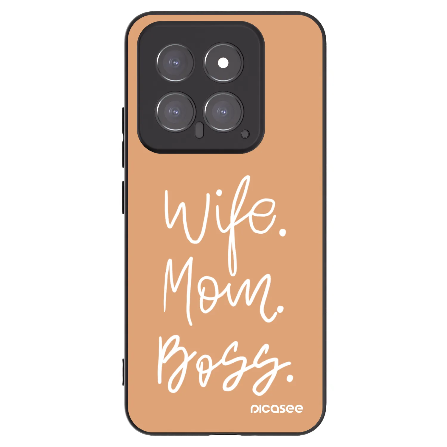 Picasee crna silikonska maskica za Xiaomi 14 - Boss Mama