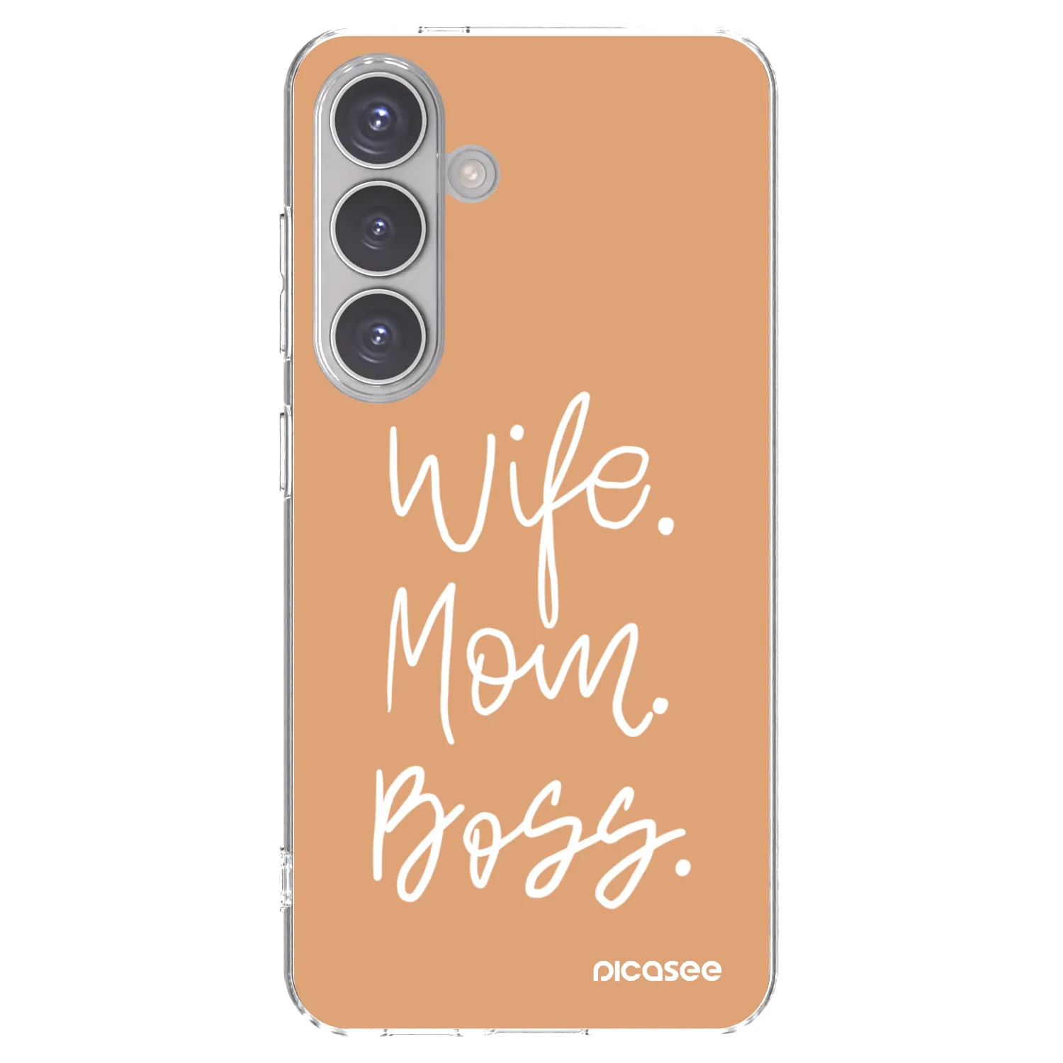 Picasee silikonska prozirna maskica za Samsung Galaxy S24 S921B 5G - Boss Mama