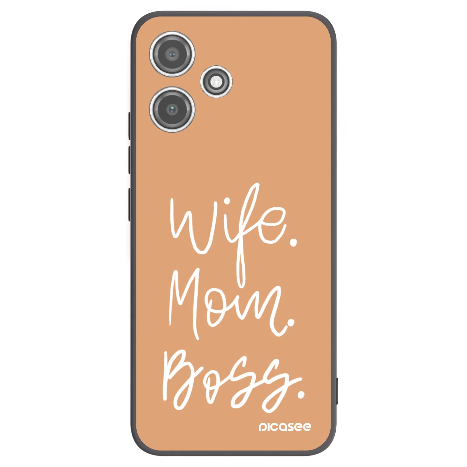 Picasee crna silikonska maskica za Xiaomi Redmi 12 5G - Boss Mama