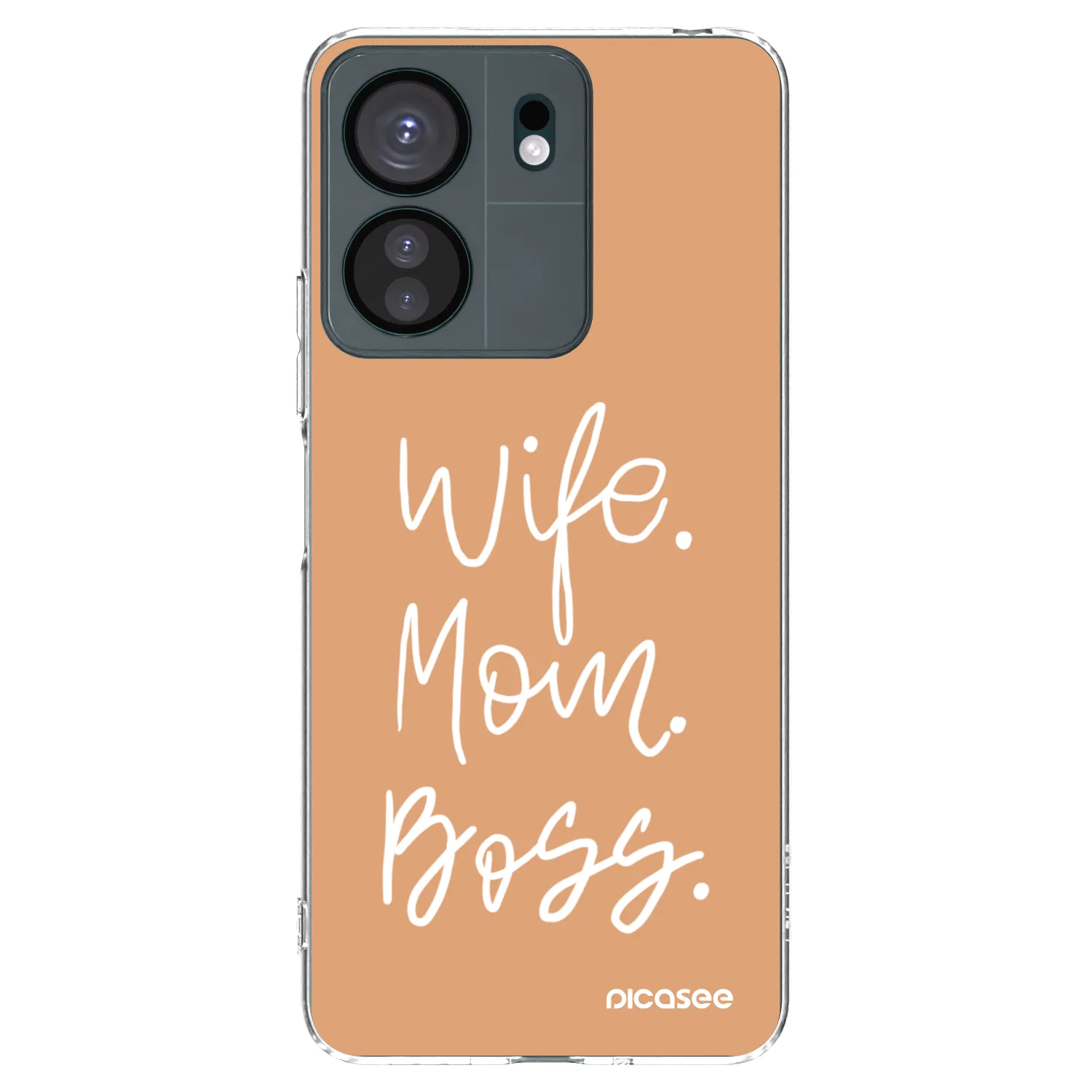 Picasee silikonska prozirna maskica za Xiaomi Redmi 13C 4G - Boss Mama