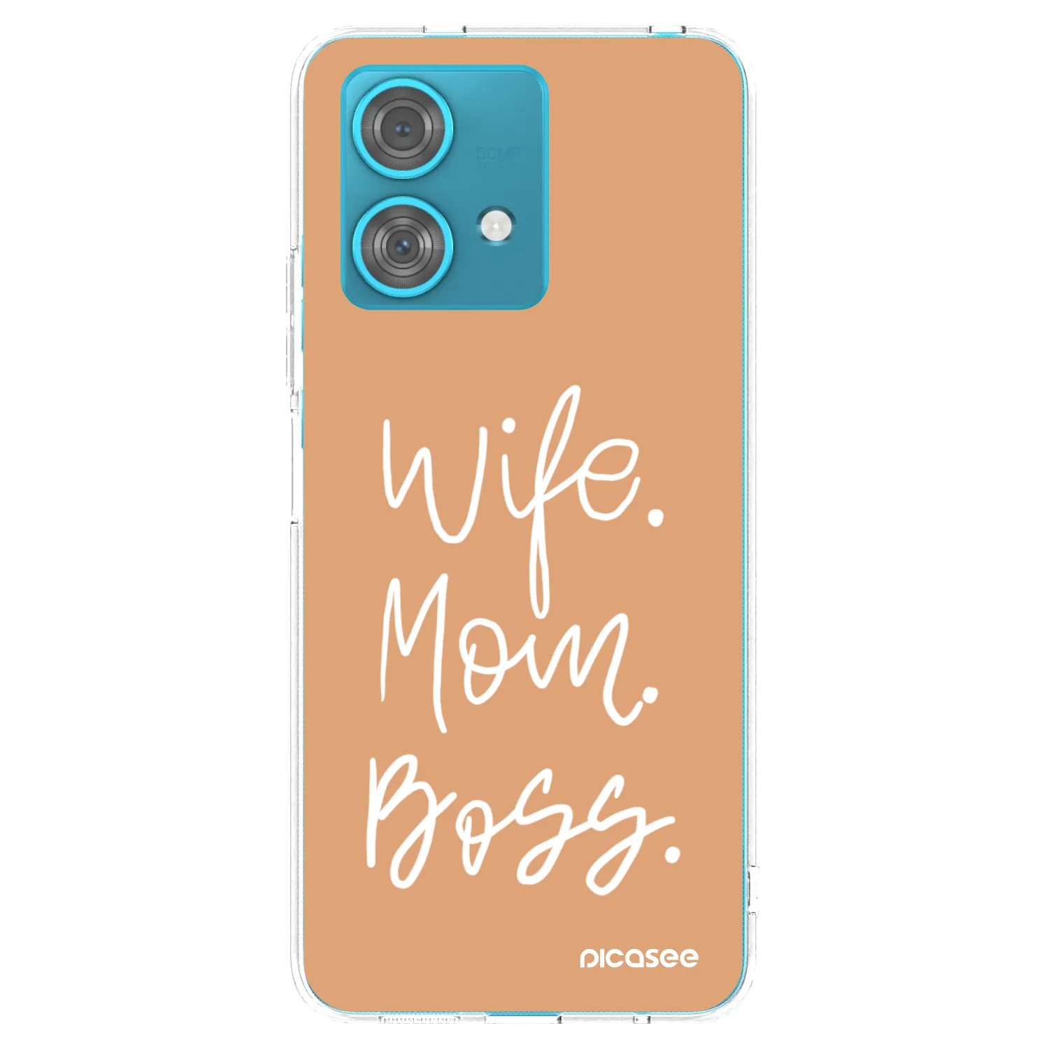 Picasee silikonska prozirna maskica za Motorola Edge 40 Neo - Boss Mama