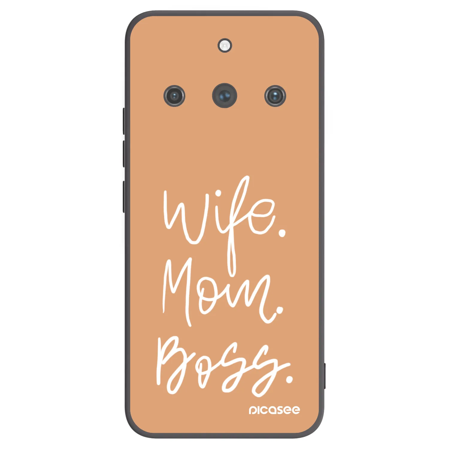 Picasee crna silikonska maskica za Realme 11 Pro+ - Boss Mama