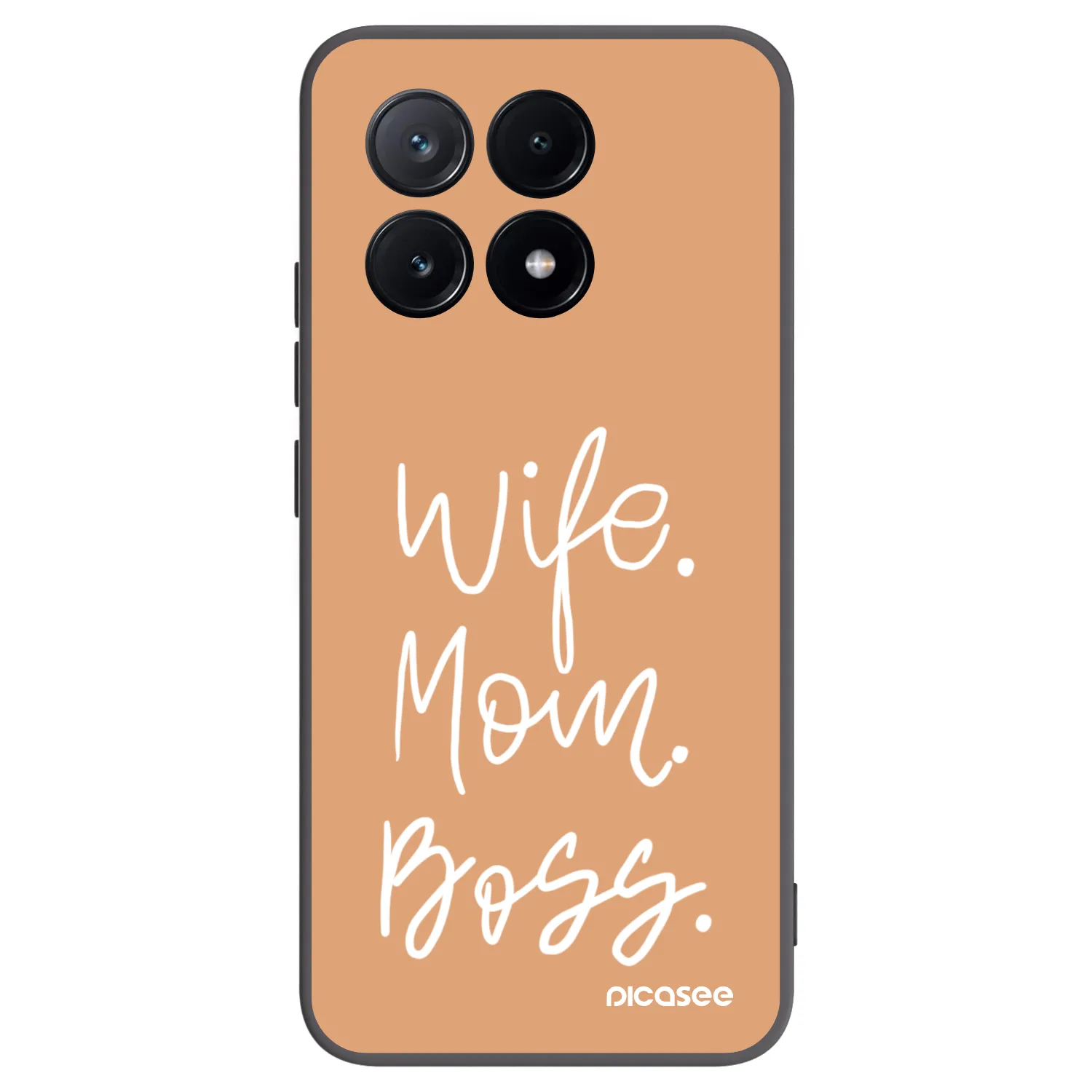 Picasee crna silikonska maskica za Xiaomi Poco X6 Pro - Boss Mama