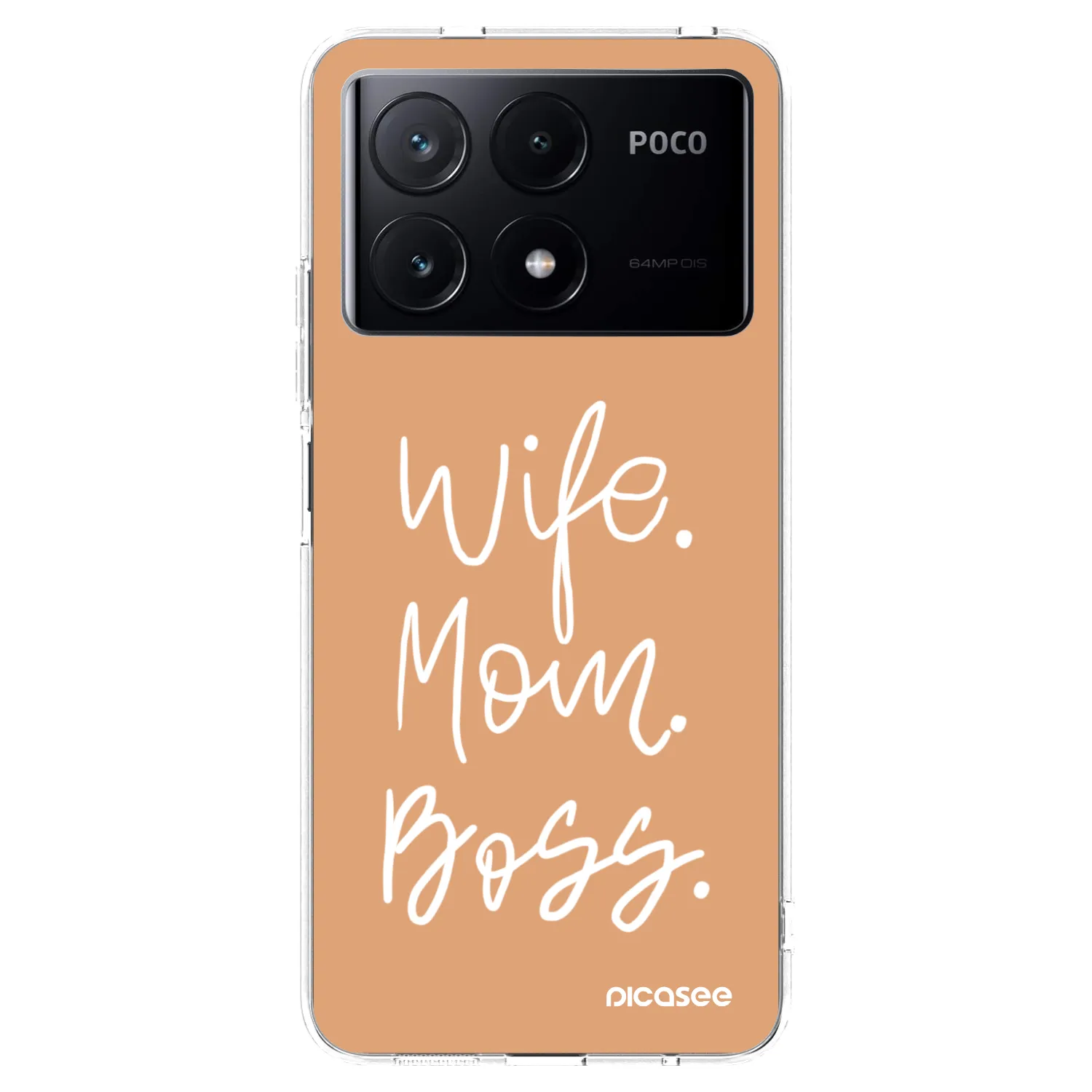 Picasee silikonska prozirna maskica za Xiaomi Poco X6 Pro - Boss Mama