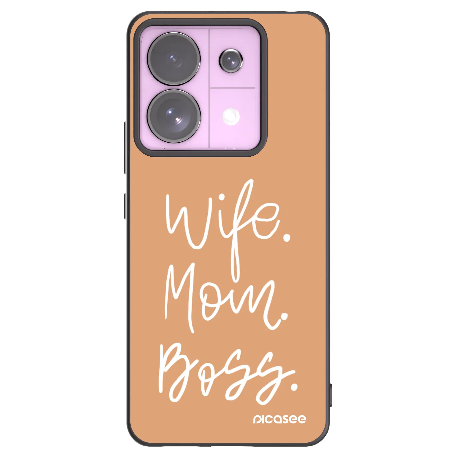 Picasee crna silikonska maskica za Xiaomi Redmi Note 13 Pro 5G - Boss Mama