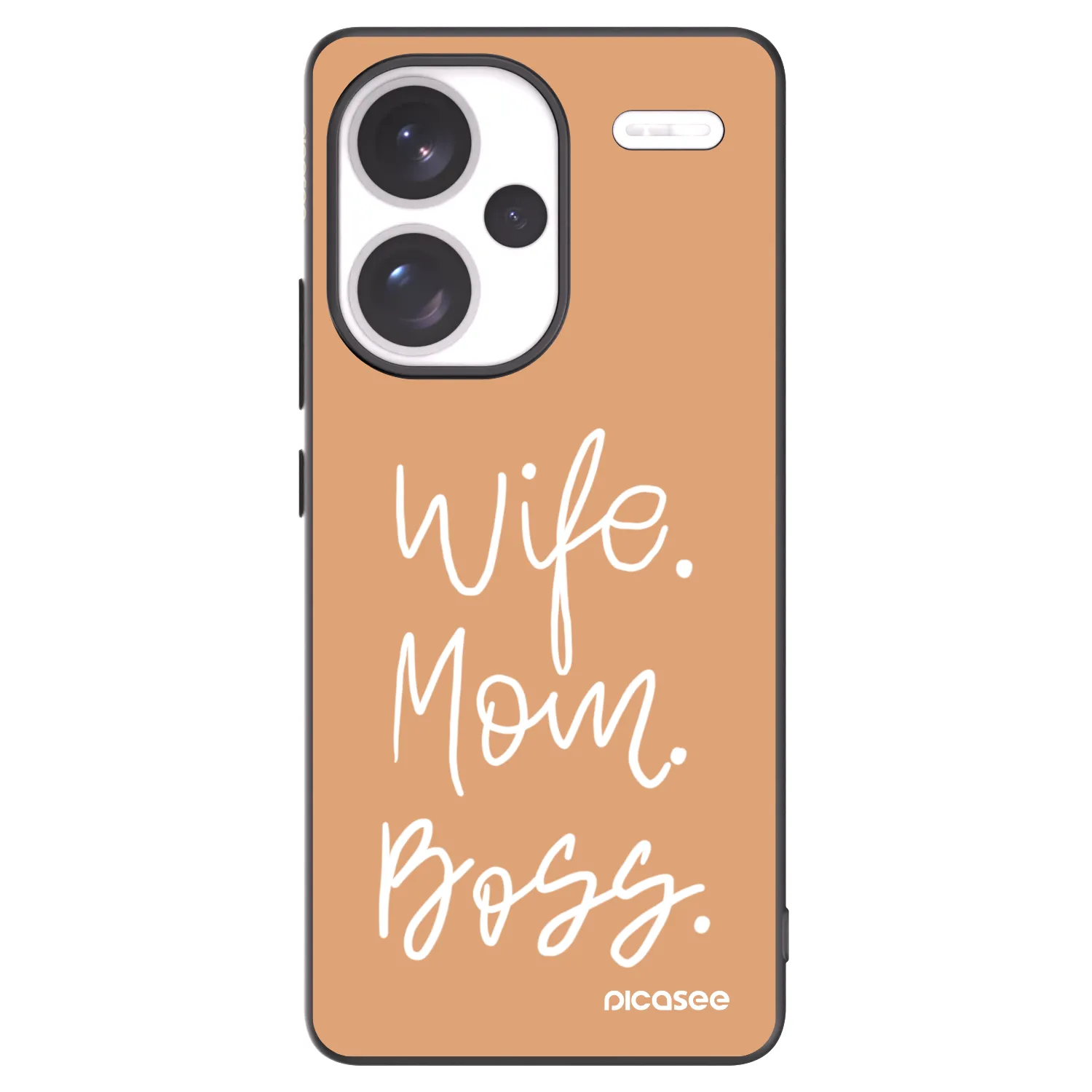 Picasee crna silikonska maskica za Xiaomi Redmi Note 13 Pro+ 5G - Boss Mama