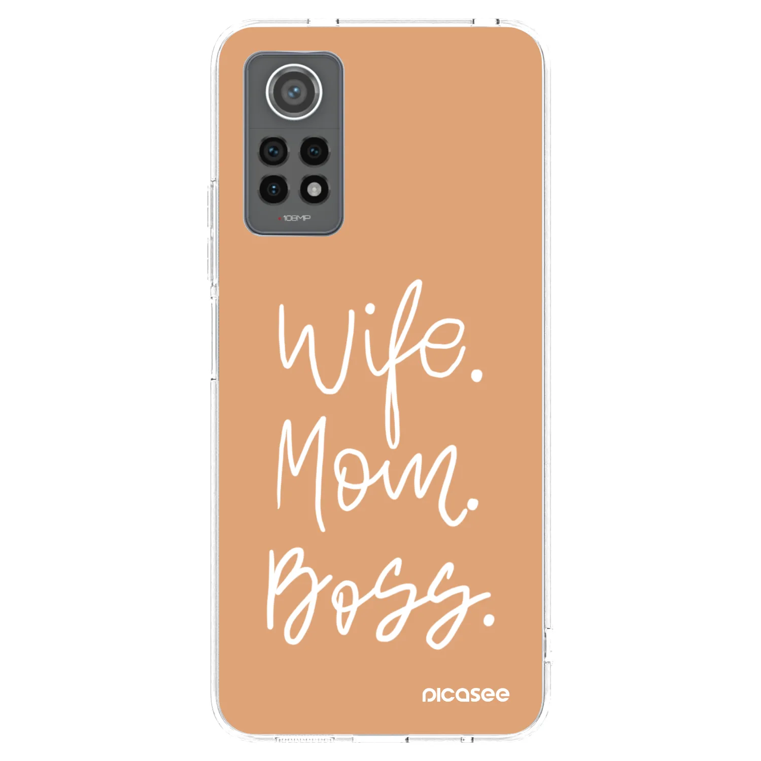Picasee silikonska prozirna maskica za Xiaomi Redmi Note 12 Pro 4G - Boss Mama