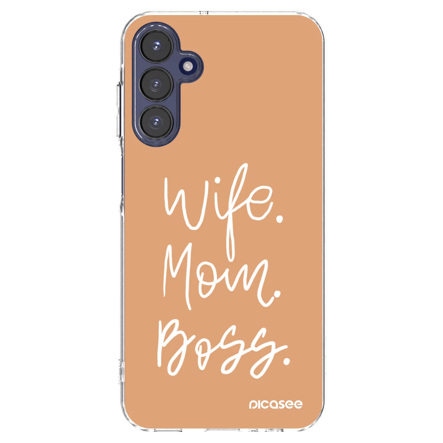 Picasee silikonska prozirna maskica za Samsung Galaxy A15 A155F 4G - Boss Mama