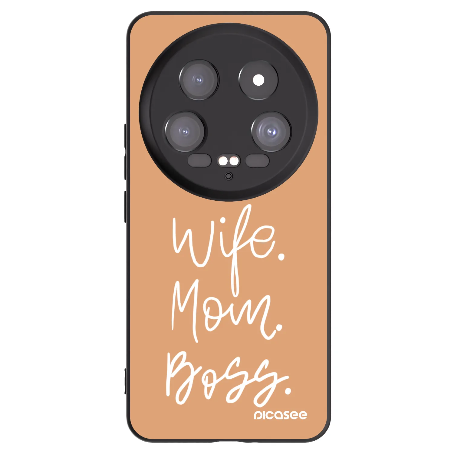 Picasee crna silikonska maskica za Xiaomi 14 Ultra - Boss Mama