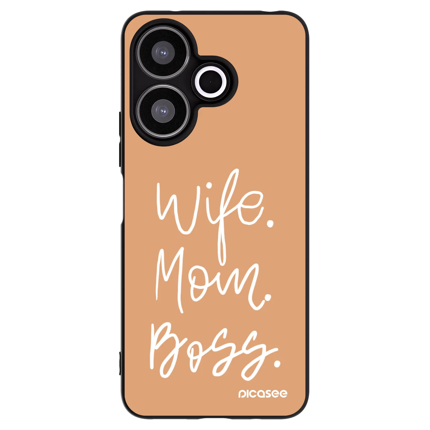 Picasee crna silikonska maskica za Xiaomi Redmi 13 4G - Boss Mama