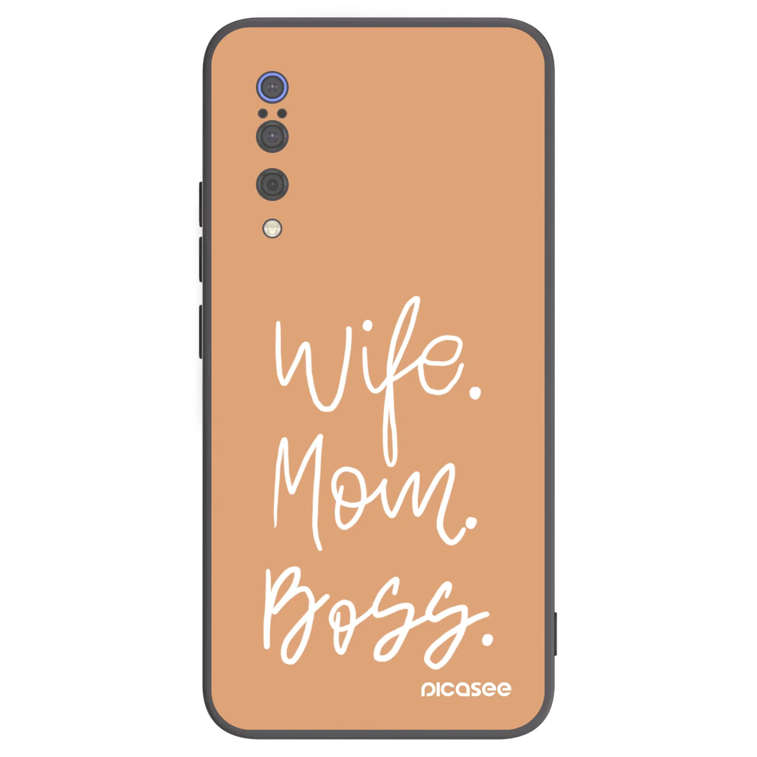 Picasee crna silikonska maskica za Xiaomi Mi 9 - Boss Mama
