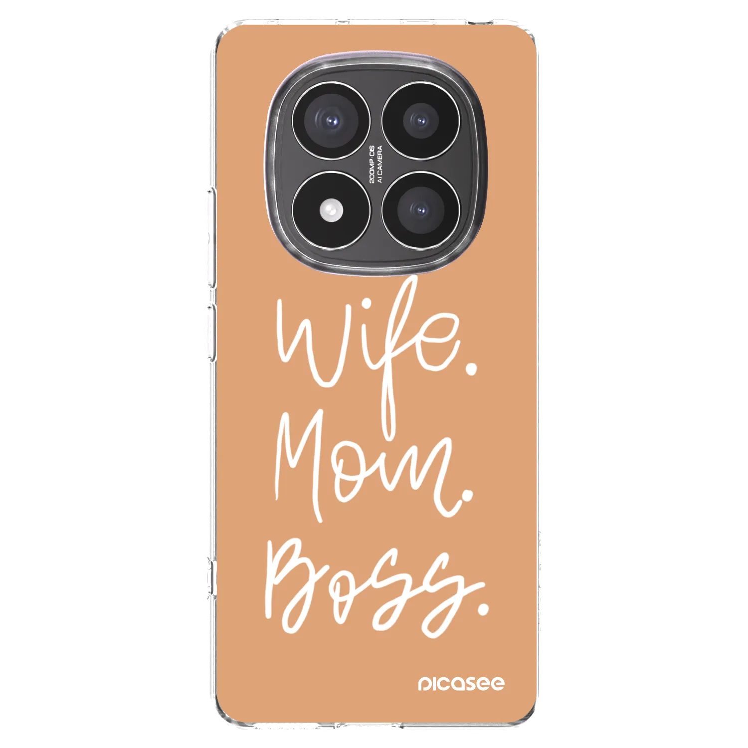 Picasee silikonska prozirna maskica za Xiaomi Redmi Note 14 Pro+ 5G - Boss Mama