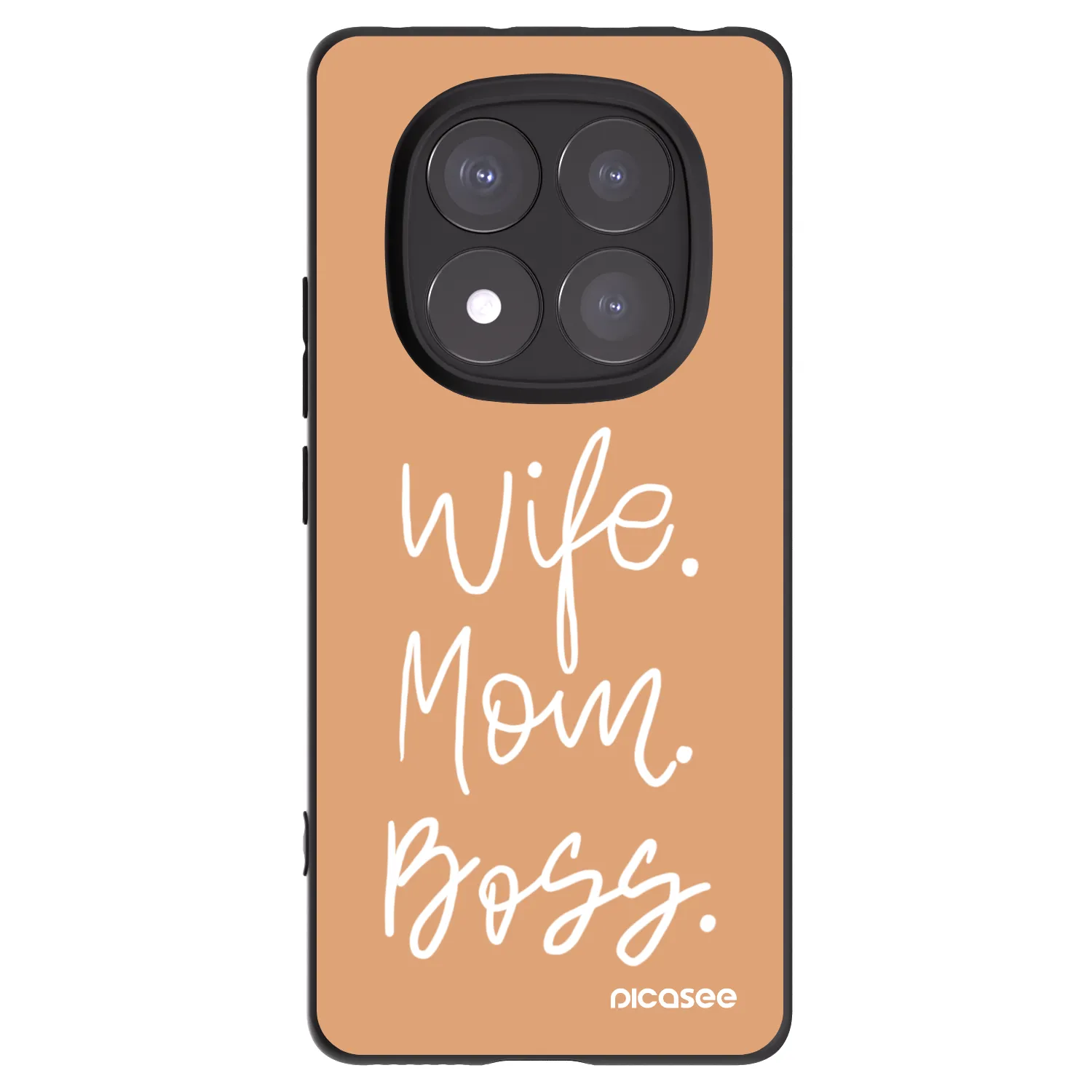 Picasee crna silikonska maskica za Xiaomi Redmi Note 14 Pro 5G - Boss Mama