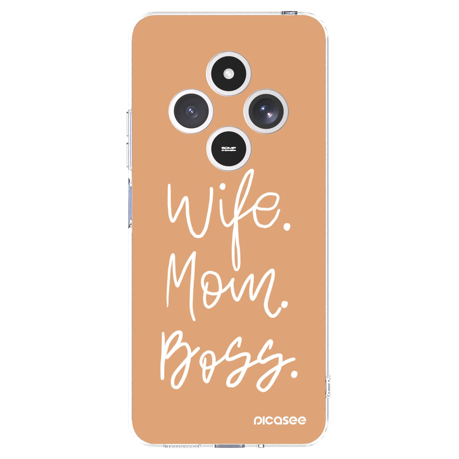 Picasee silikonska prozirna maskica za Xiaomi Redmi 14C - Boss Mama
