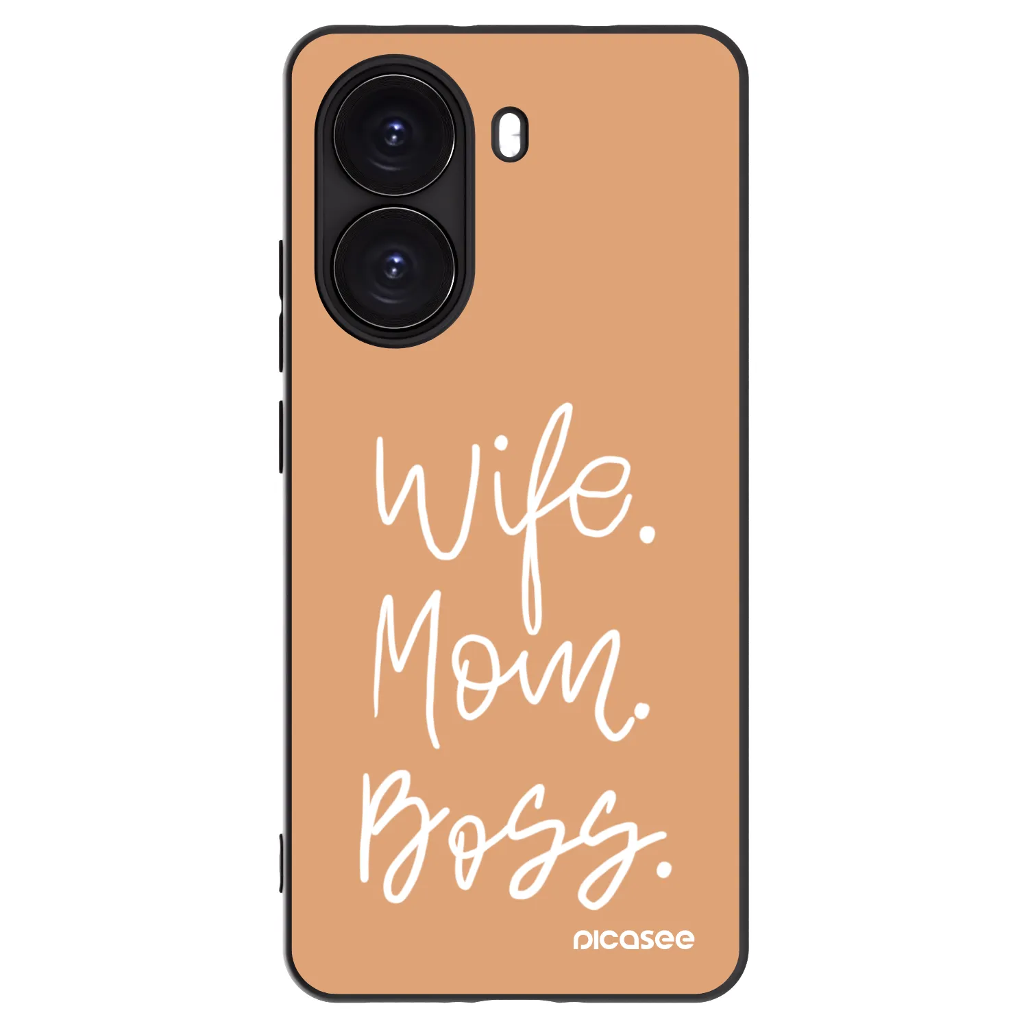 Picasee crna silikonska maskica za Xiaomi Poco X7 Pro 5G - Boss Mama