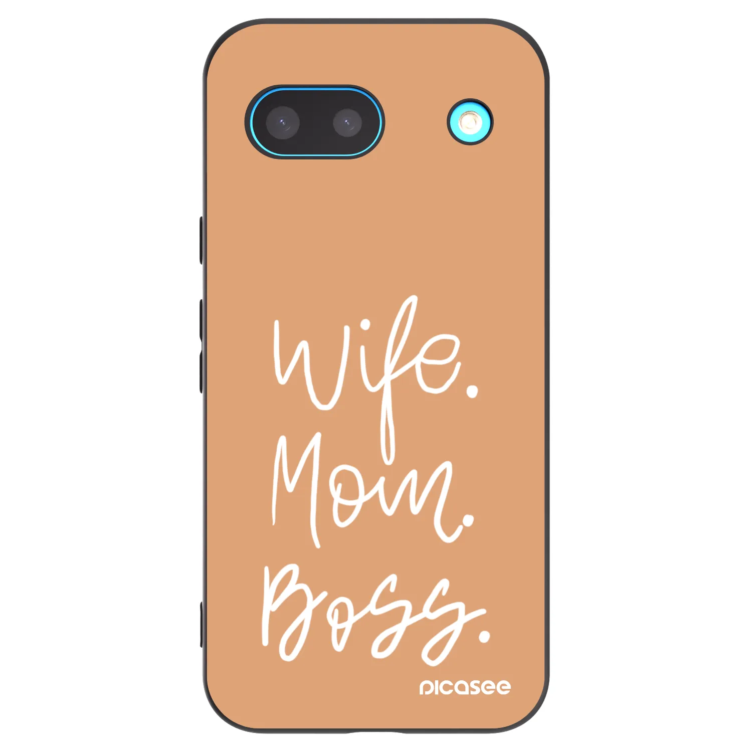 Picasee crna silikonska maskica za Google Pixel 8 - Boss Mama