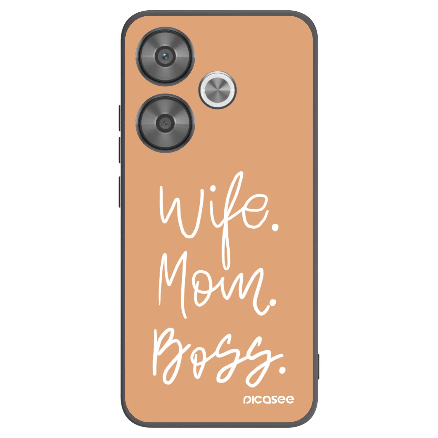 Picasee crna silikonska maskica za Xiaomi Poco F6 - Boss Mama
