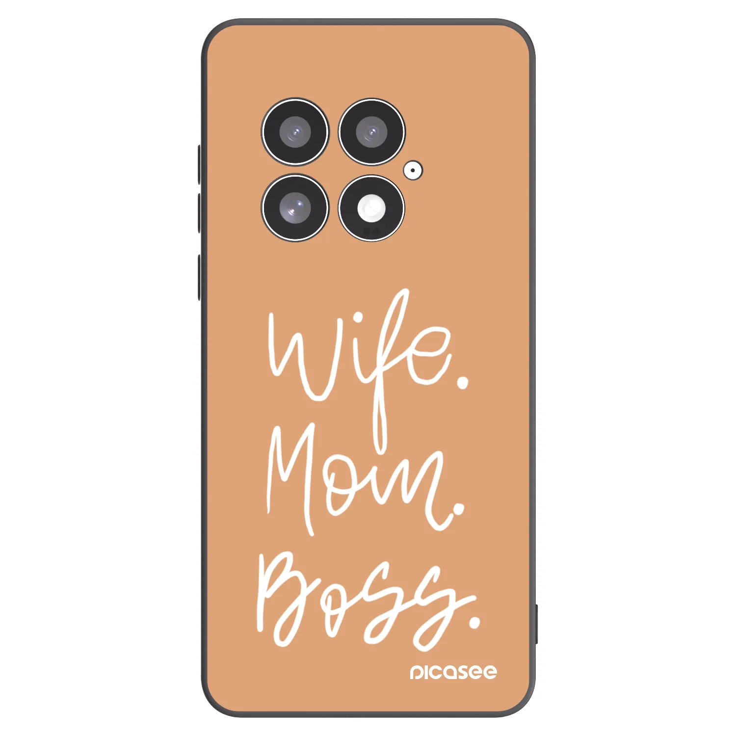 Picasee crna silikonska maskica za OnePlus 13 5G - Boss Mama