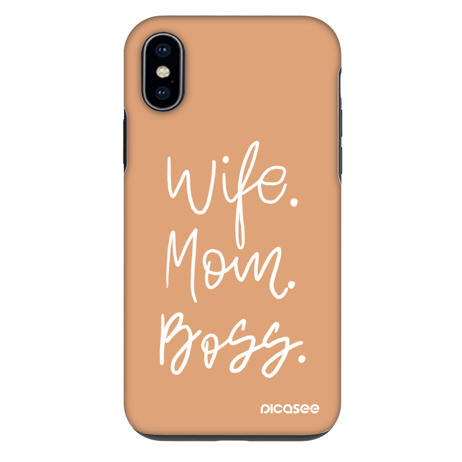 Picasee Fashion Case za Apple iPhone X/XS - Boss Mama