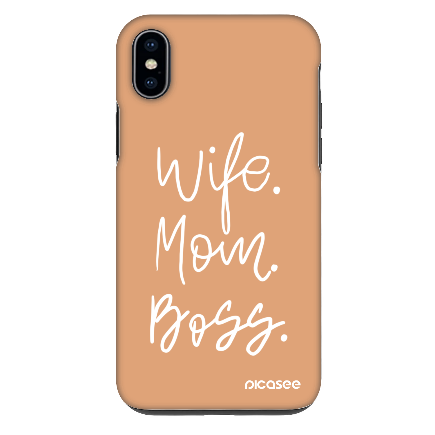 Picasee Fashion Case za Apple iPhone XS Max - Boss Mama