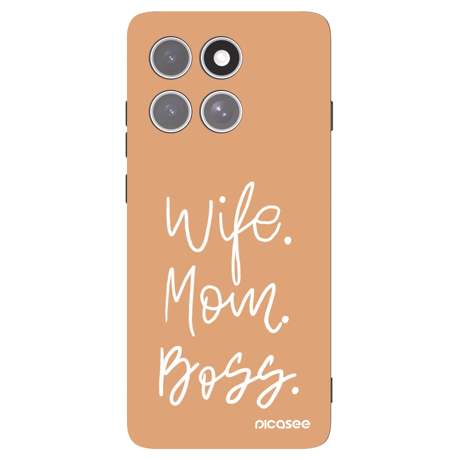 Picasee crna silikonska maskica za Motorola Edge 60 Pro - Boss Mama