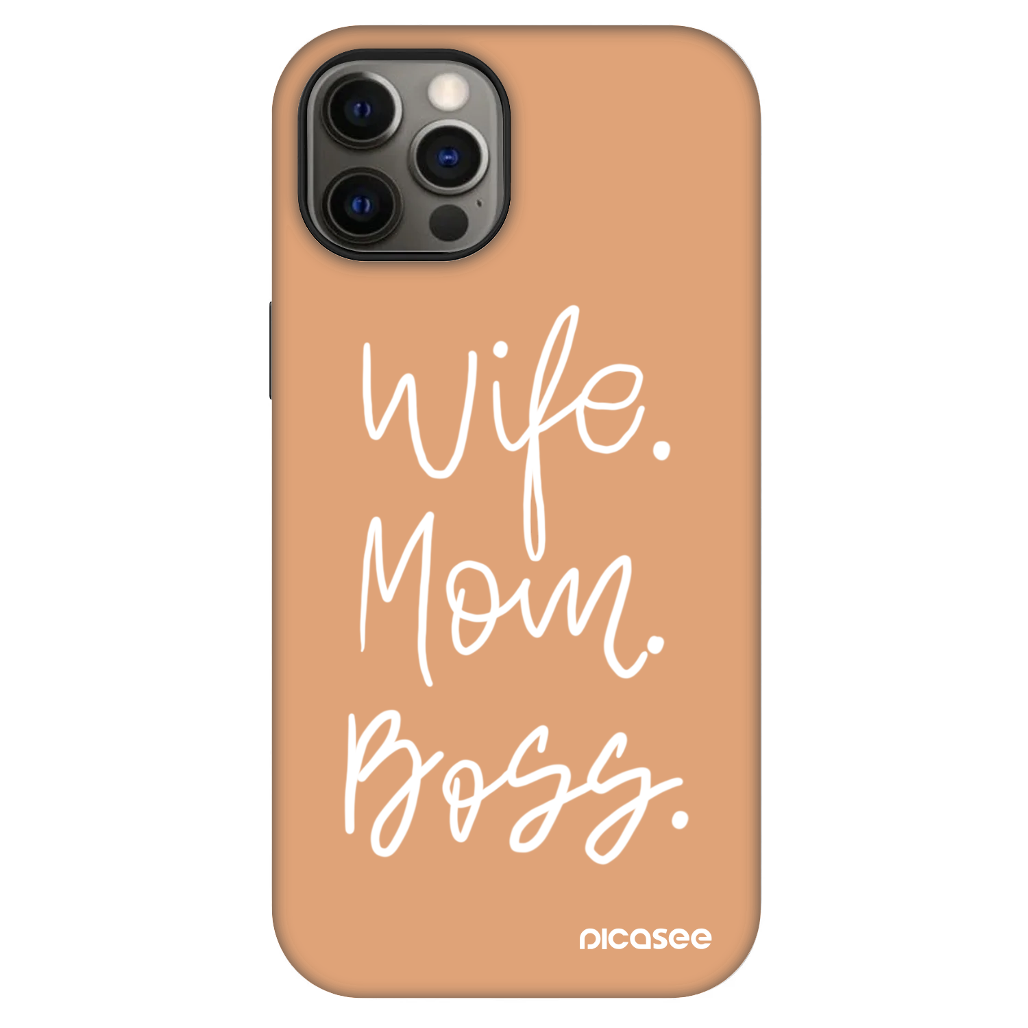 Picasee Fashion Case MagSafe za Apple iPhone 12 Pro - Boss Mama