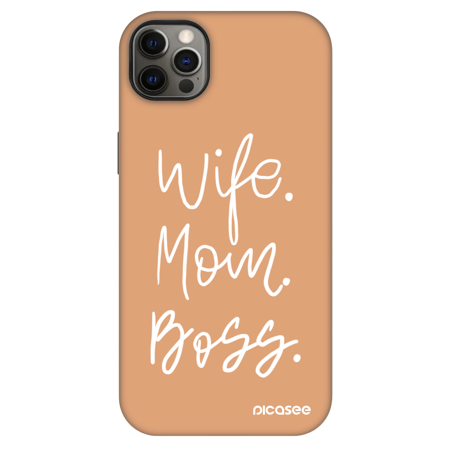 Picasee Fashion Case MagSafe za Apple iPhone 12 Pro Max - Boss Mama