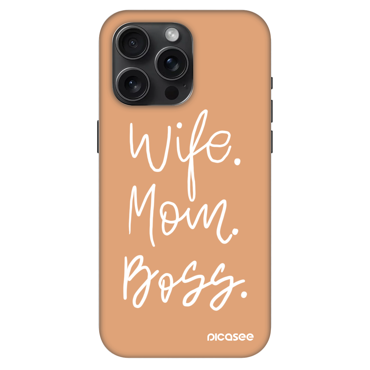 Picasee Fashion Case MagSafe za Apple iPhone 15 Pro Max - Boss Mama