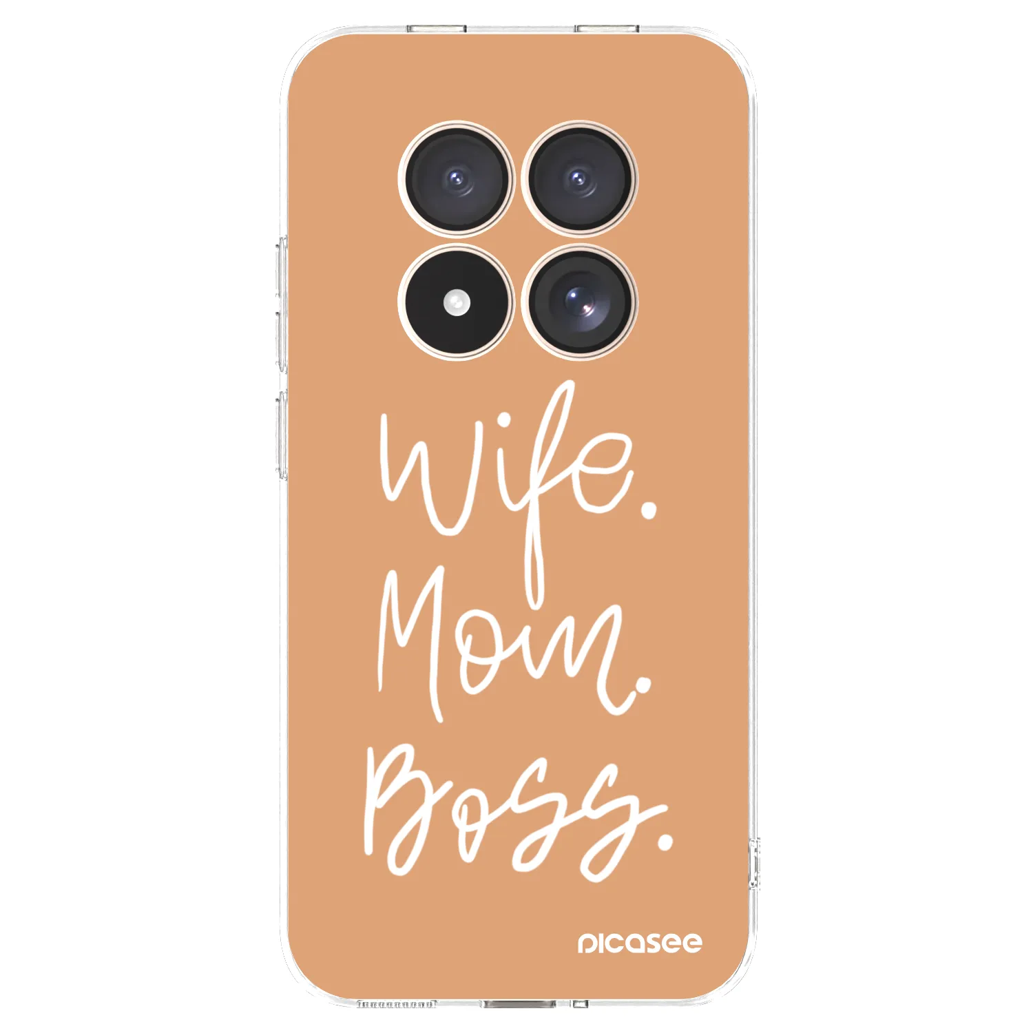 Picasee silikonska prozirna maskica za Xiaomi Redmi Note 15 Pro 4G - Boss Mama