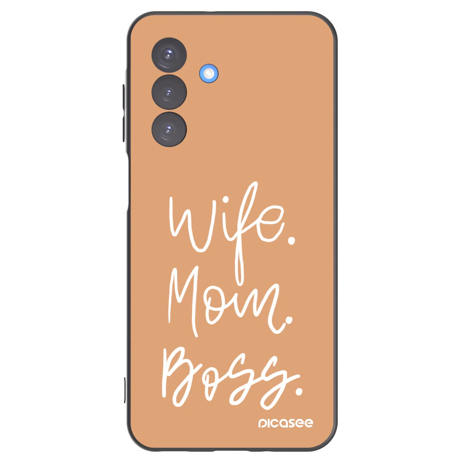 Picasee crna silikonska maskica za Samsung Galaxy A17 5G - Boss Mama