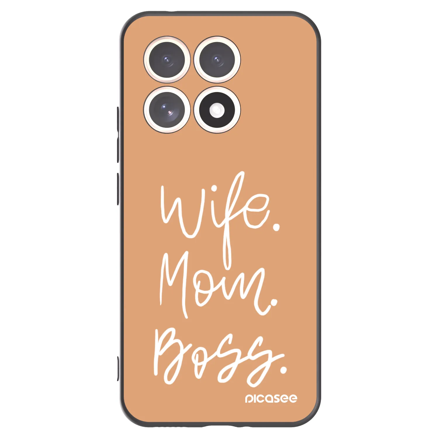 Picasee crna silikonska maskica za Xiaomi 15T - Boss Mama