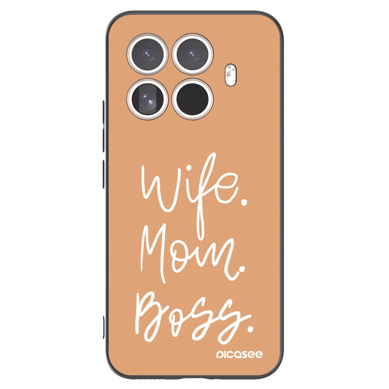 Picasee crna silikonska maskica za Xiaomi 15T Pro - Boss Mama