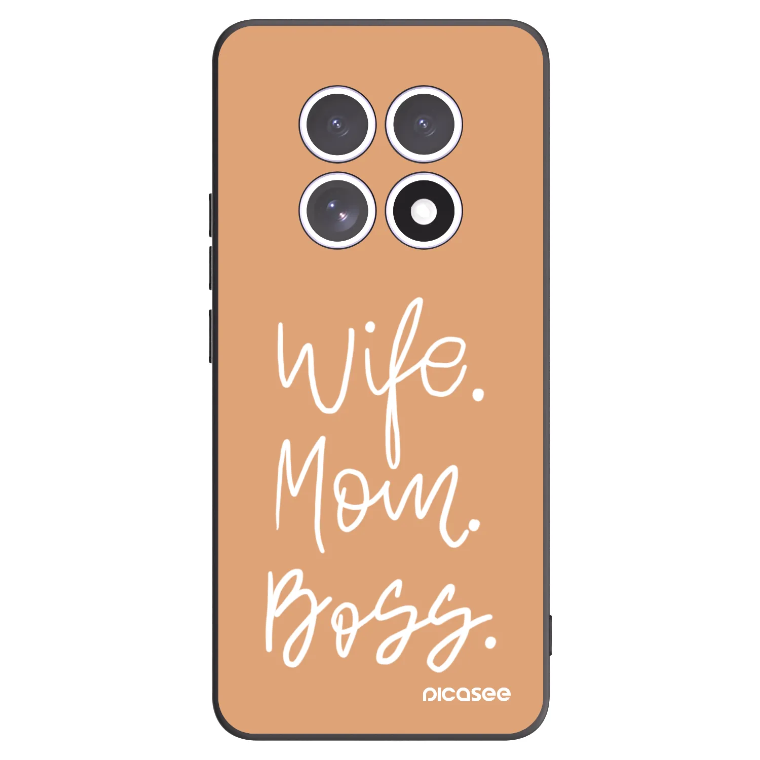 Picasee crna silikonska maskica za Xiaomi Redmi Note 15 - Boss Mama