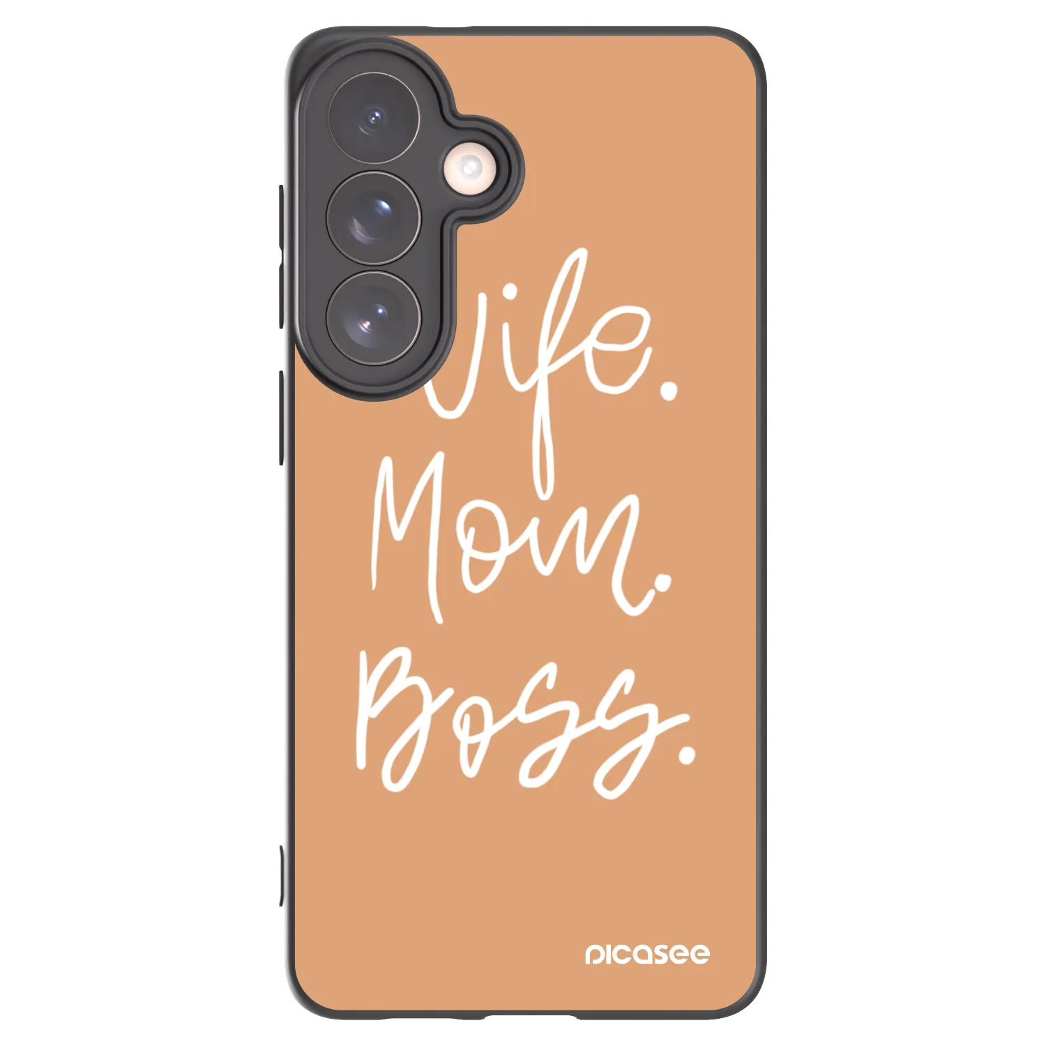 Picasee crna silikonska maskica za Samsung Galaxy S26+ - Boss Mama