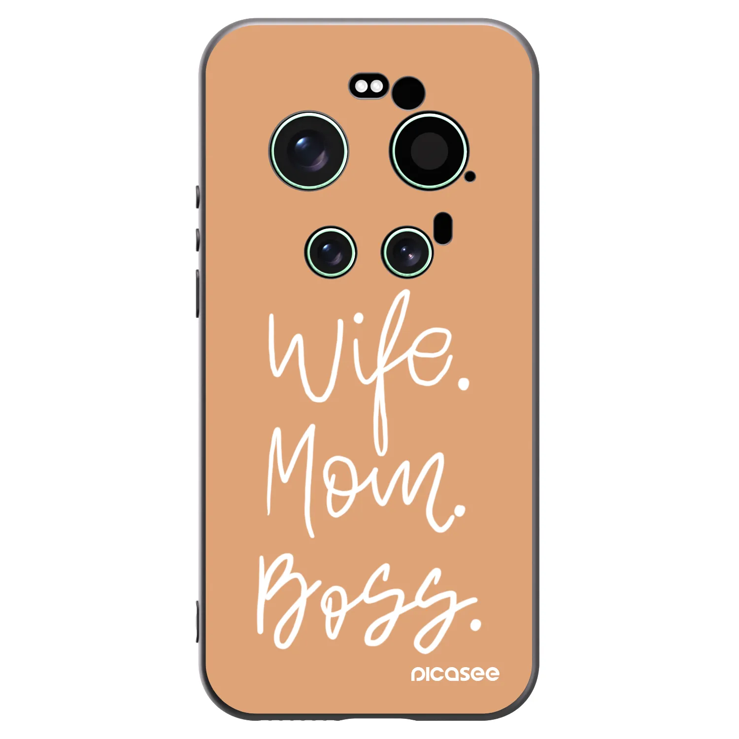 Picasee crna silikonska maskica za Xiaomi 17 Ultra - Boss Mama