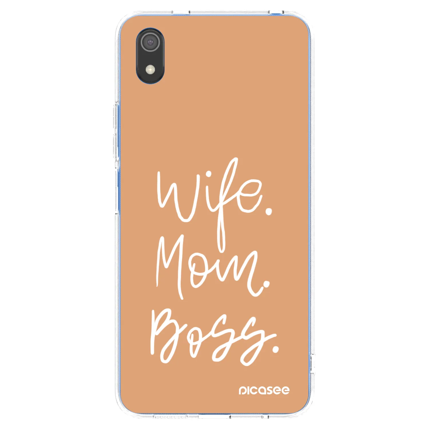 Picasee silikonska prozirna maskica za Xiaomi Redmi 7A - Boss Mama