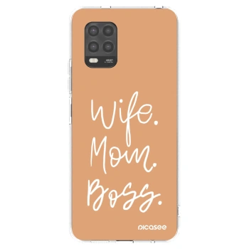Picasee silikonska prozirna maskica za Xiaomi Mi 10 Lite - Boss Mama