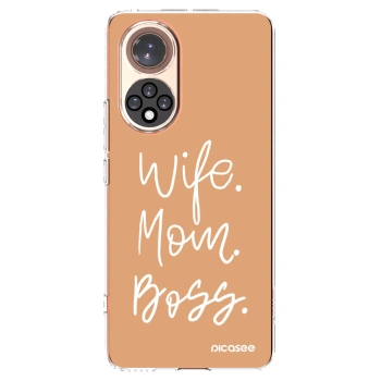 Picasee silikonska prozirna maskica za Honor 50 5G - Boss Mama